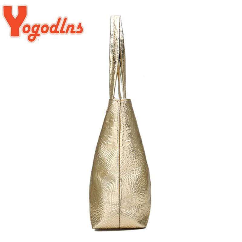 Yogodlns Bags Large Capacity One Shoulder PU CrossBorder Crocodile Pattern HandBag Foreign Trade Fashion Europe And The United Z260224