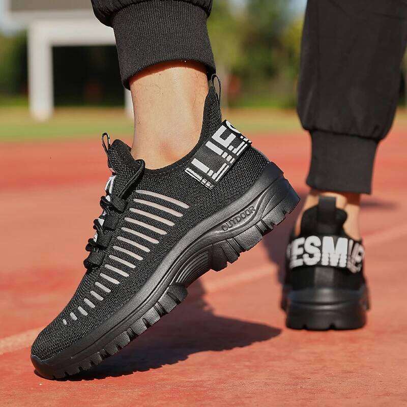 Running Lightweight Breathable Mesh Sneakers Jogging Gym Workout Mens Casual slip on Walking Shoes for Men