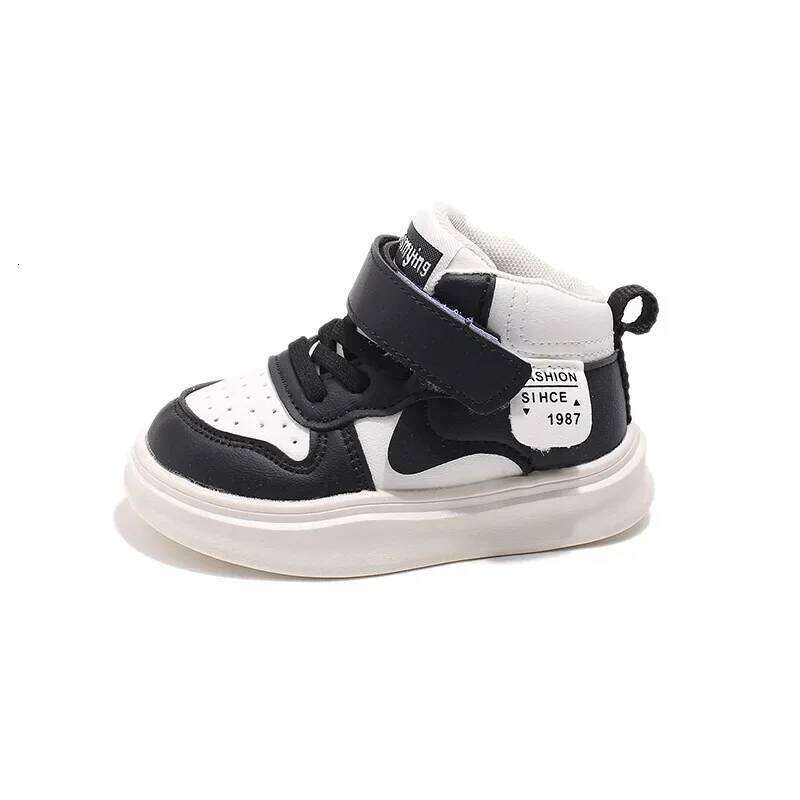 2024 Autumn Winter New Children Sneakers for Girls Boy Fashion Korean Style Soft Bottom Anti-slippey Baby Versatile Shoe 26W0224