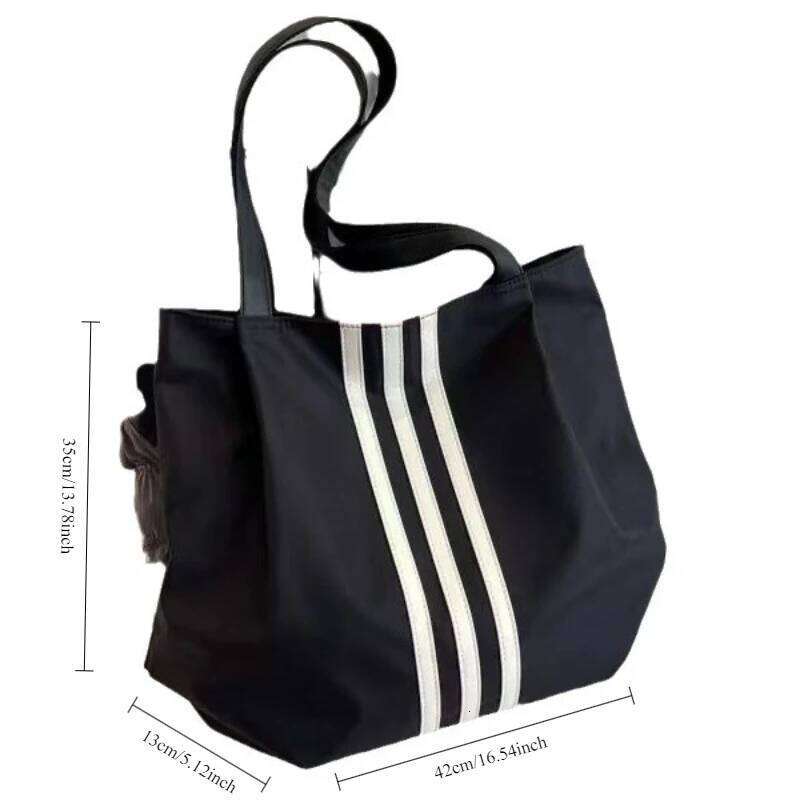 Lazy Wind Large-capacity Canvas Women's New Fashion Student Class Commuting Tote Bag Z260224