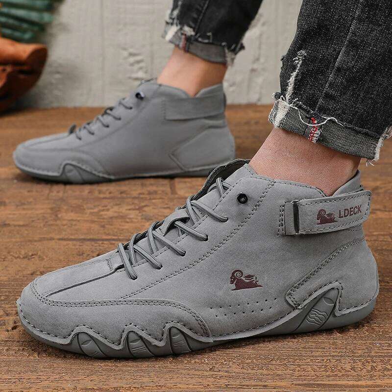 Leisure Men's High-quality Stitching Soft Sole Comfortable Breathable Non Slip Durable Upper Cycling Couple Platform Boots