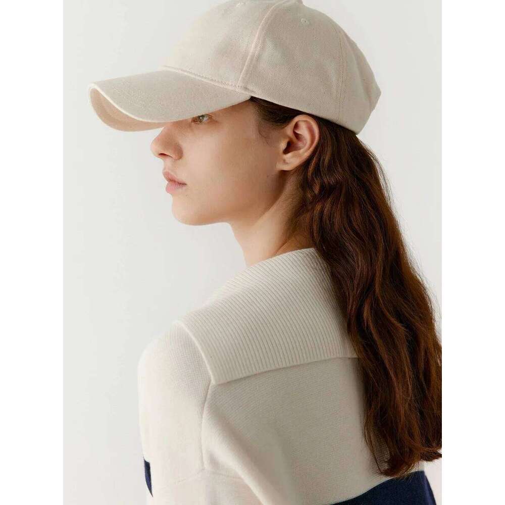 Europe the United States loose navy striped cashmere sweater women's spring autumn POLO collar large size wool base shirt 26W0224