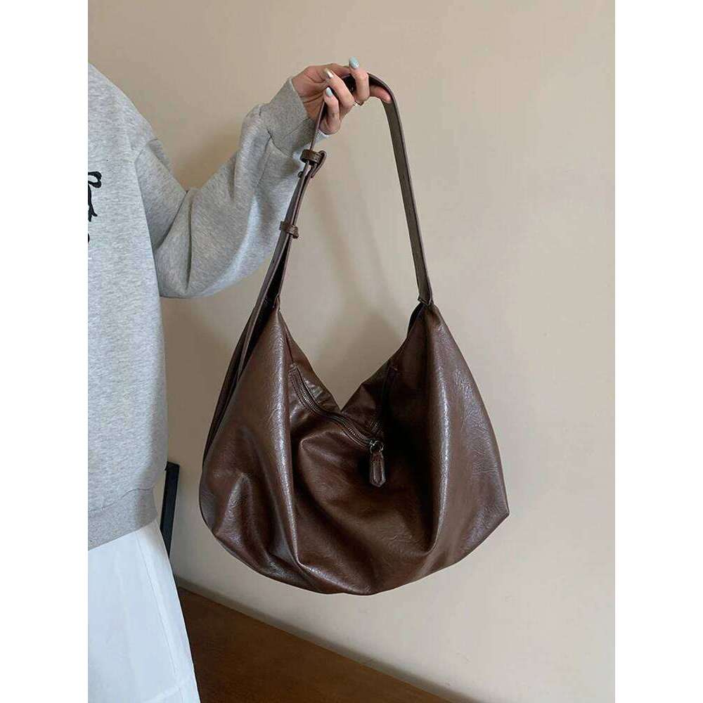 2025 New Retro Fashion Leisure Crossbody Large Capacity Daily Commuter Single Shoulder Women's Bag Z260224