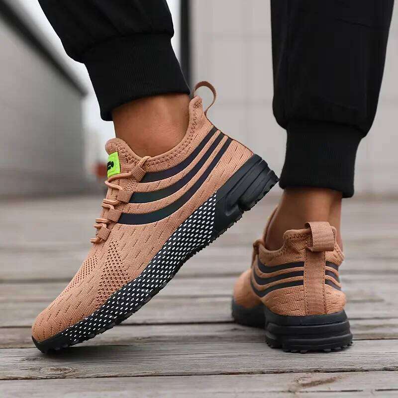 Men's Hiking Mesh High-quality Fast Drying Lightweight Flat Shoes Outdoors Running Sports Gym Training Lace Up Sneakers