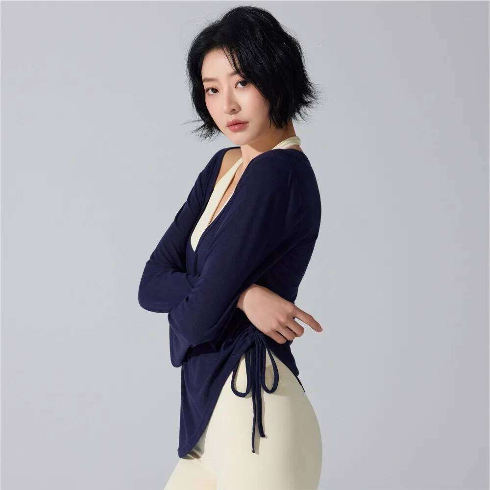 Long Sleeve Yoga Shirt Women - Large Neckline Loose Fit Tunic Top for Pilates, Gym Workouts, Casual Wear & Active Lifestyles 26Y0224