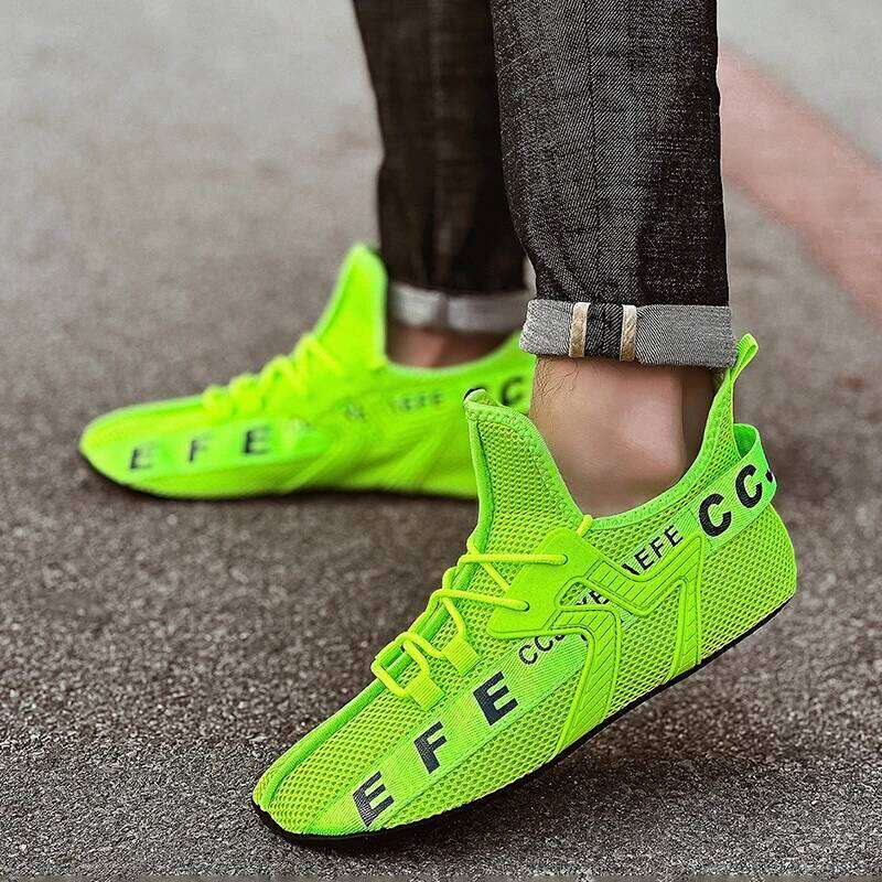 Mesh Men Shoes Fashion Summer Breathable Sports Men's Sneakers Lightweight Walking Man Casual Tennis Shoe Zapatillas Hombre