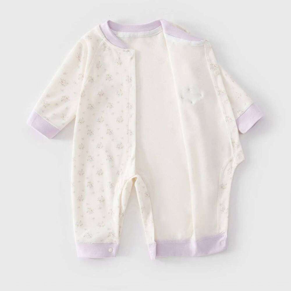 for Male Female Pajamas Newborn Baby Jumpsuit Pure Cotton Base Spring and Autumn Clothes 26H0224