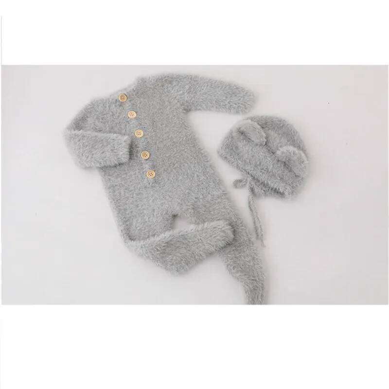 Newborn romper photography props,baby handmade bear clothes for baby shoot 26H0224