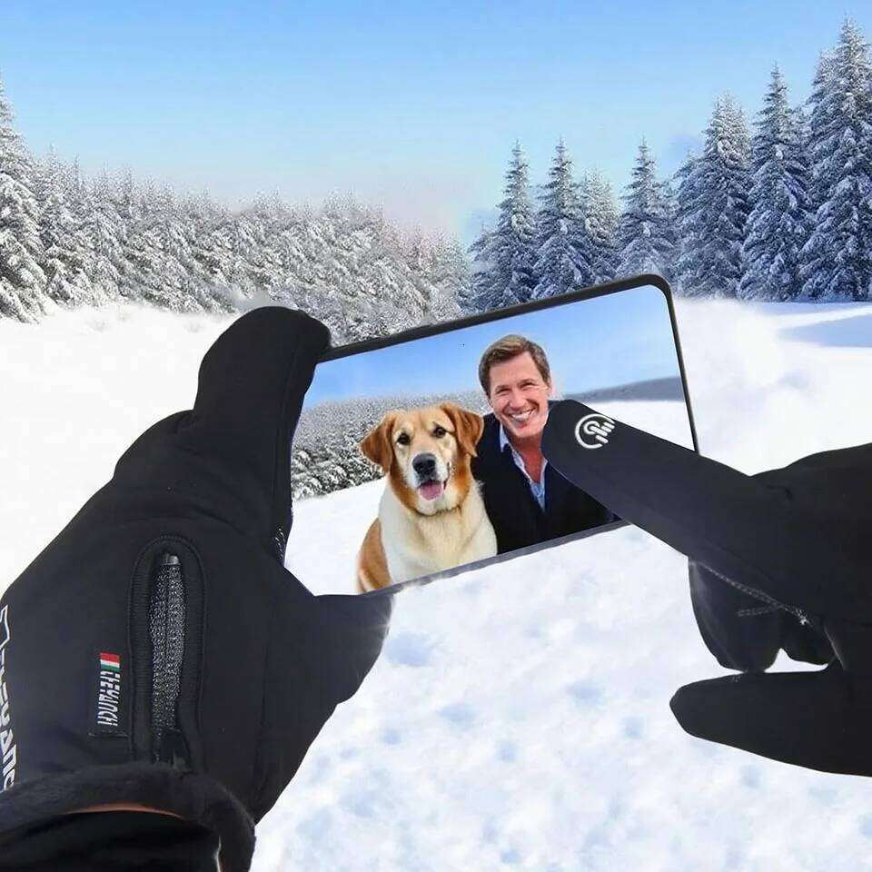 GTUBIKE Winter Waterproof Touch Screen Thermal Windproof Warm Cold Weather Running Sport Hiking Ski Gloves 26H0224