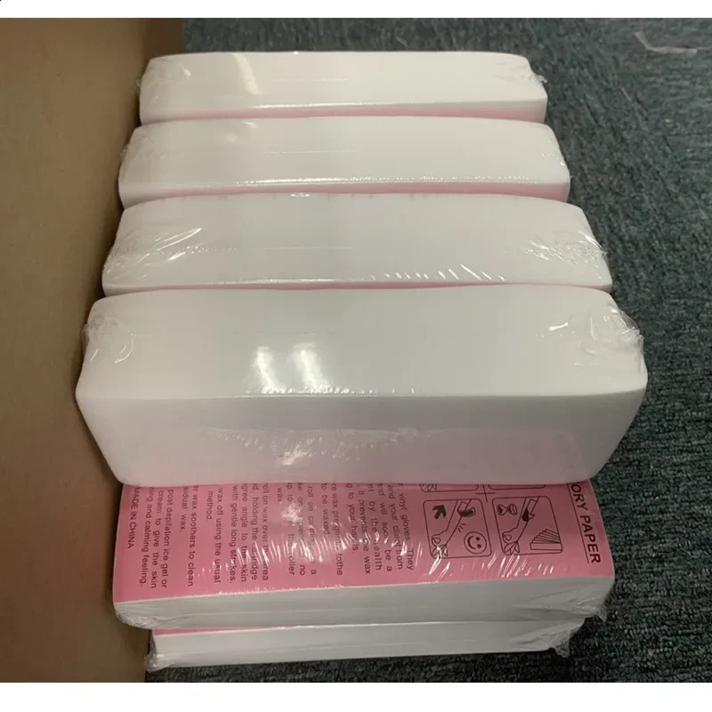 500PCS Nonwoven Body Cloth Hair Wax Paper Rolls Epilator Wax Strip Paper For Face Leg Arm High Quality 260126