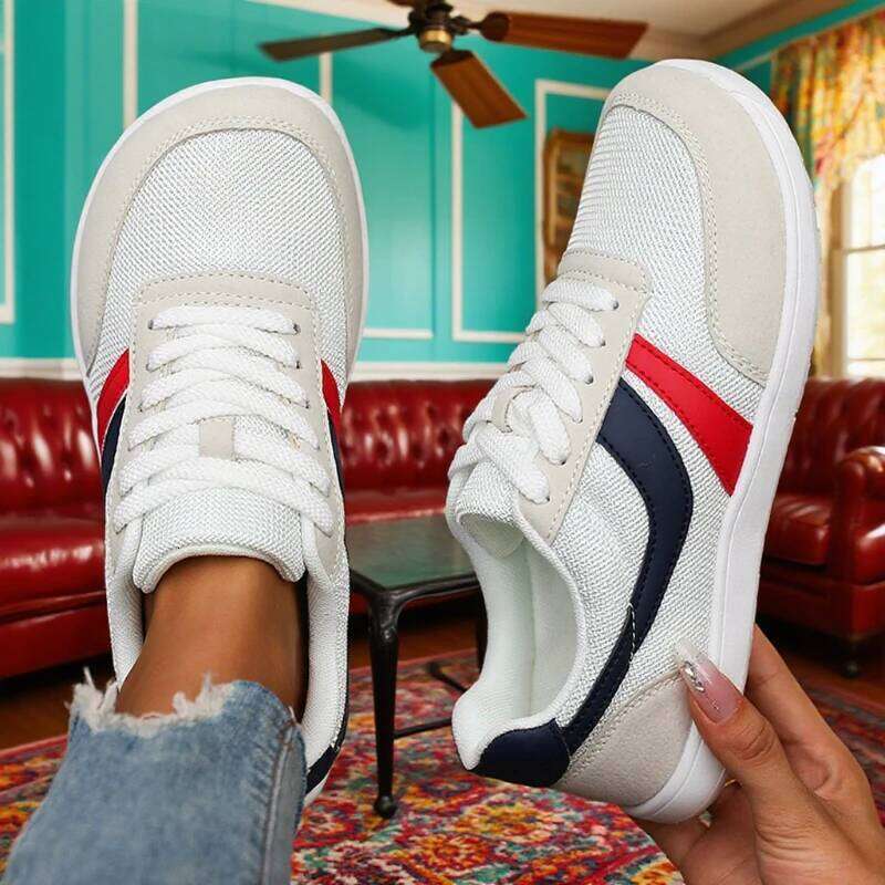 New Wide Toe Mens Womens Casual Lightweight Soft Sole Walking Breathable Mesh Sneakers Comfortable Hikning Shoes