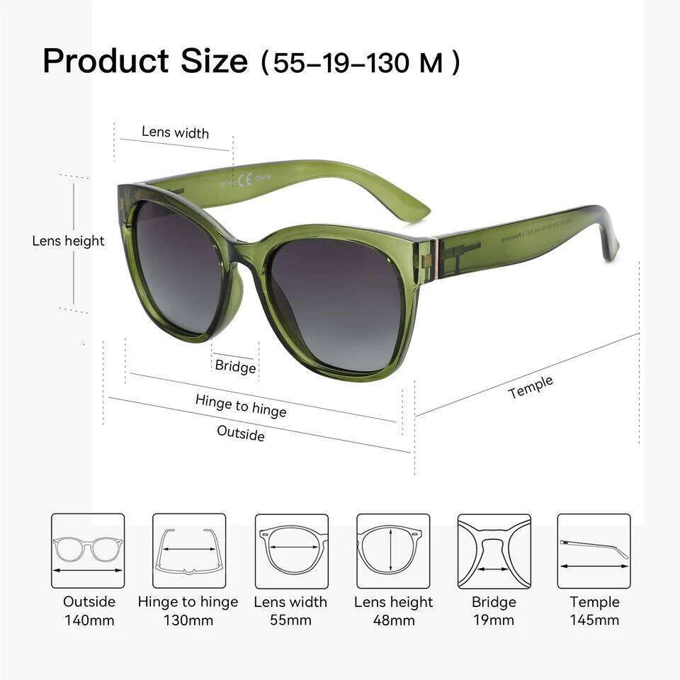 ZENOTTIC Fashion ade Cat Eye Sun Glasses 26W0224