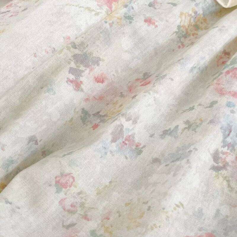 Spring Autumn New Cute and Fashionable Korean All-match Vintage Lace Floral Jumpsuit 26H0224