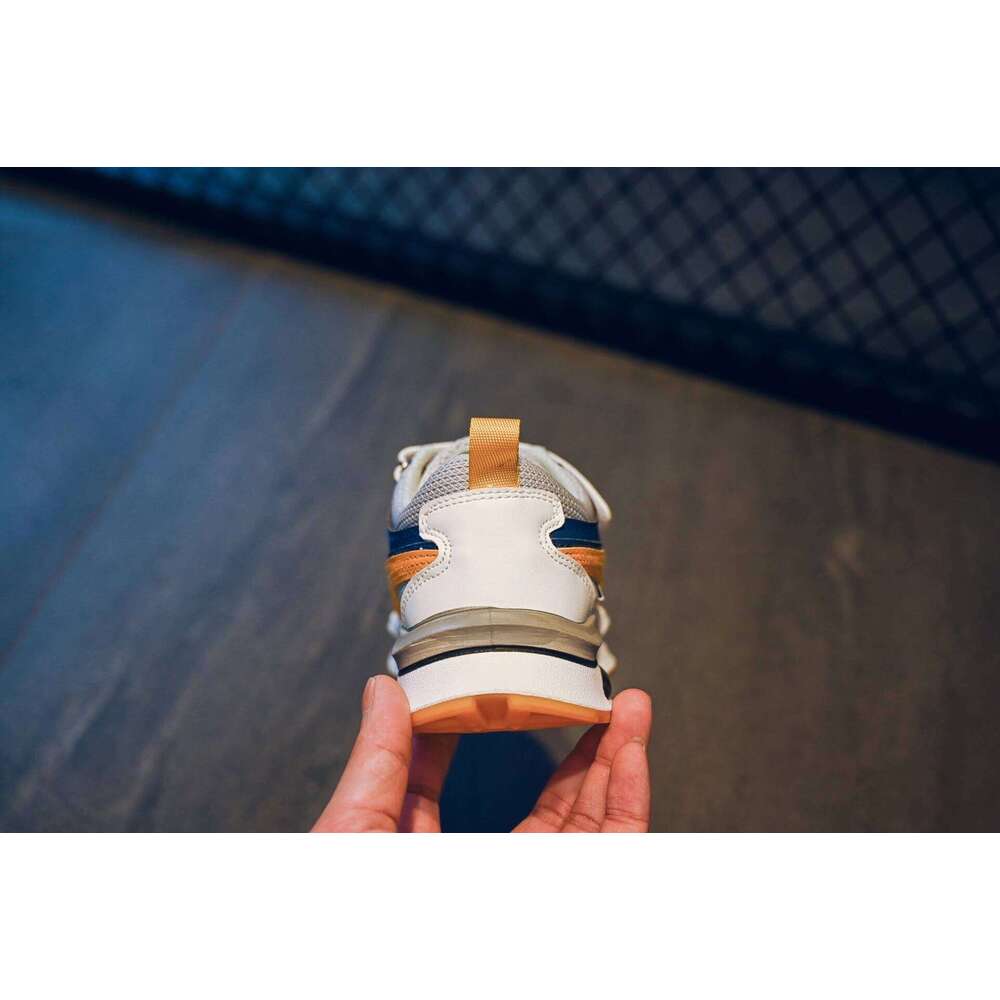 PU Leather Sport For Children Trend Fashion Teenager Kid's Sneakers Soft-soled Ergonomics Boy's Girl's Running Shoes 26W0224