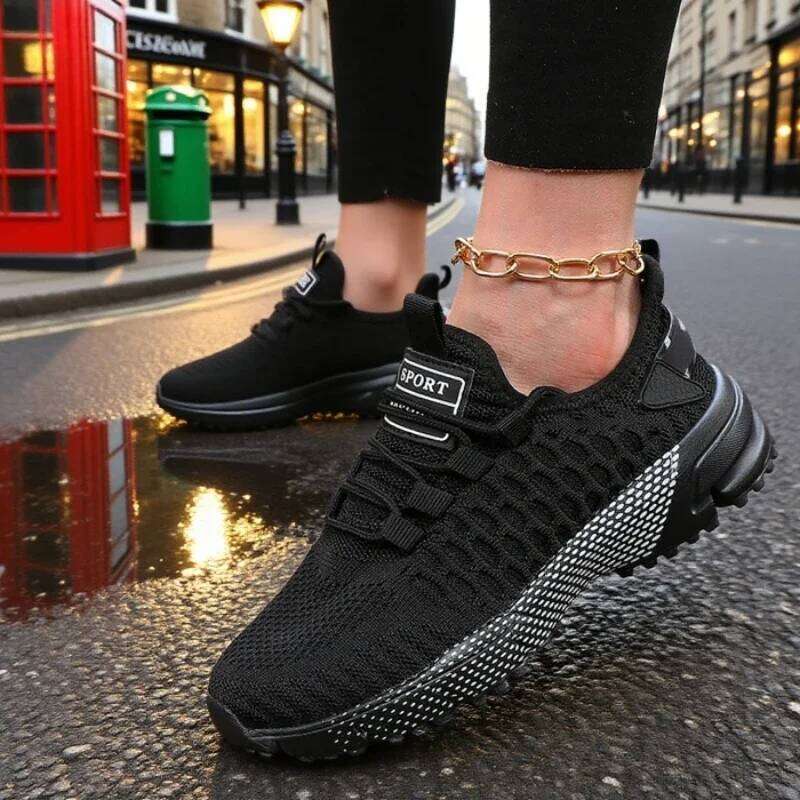 Running Breathable Trendy Anti Slip Outdoor Training 2025 Hot Selling Women's Sneakers Couple Tennis Shoes