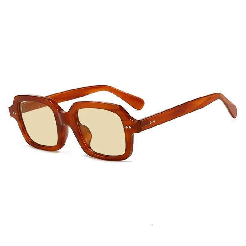 New Women Square Eyeglasses Retro Polygon Sunglasses Female Black Vintage Fashion Ladies Shades Double Beam Eyewear 26W0224