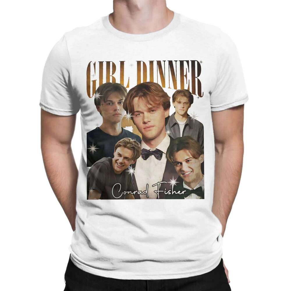 Men Women Dinner Conrad Fisher 90s T Cotton Clothes Vintage Short Sleeve Crewneck Tee Shirt Graphic T-Shirt H260224