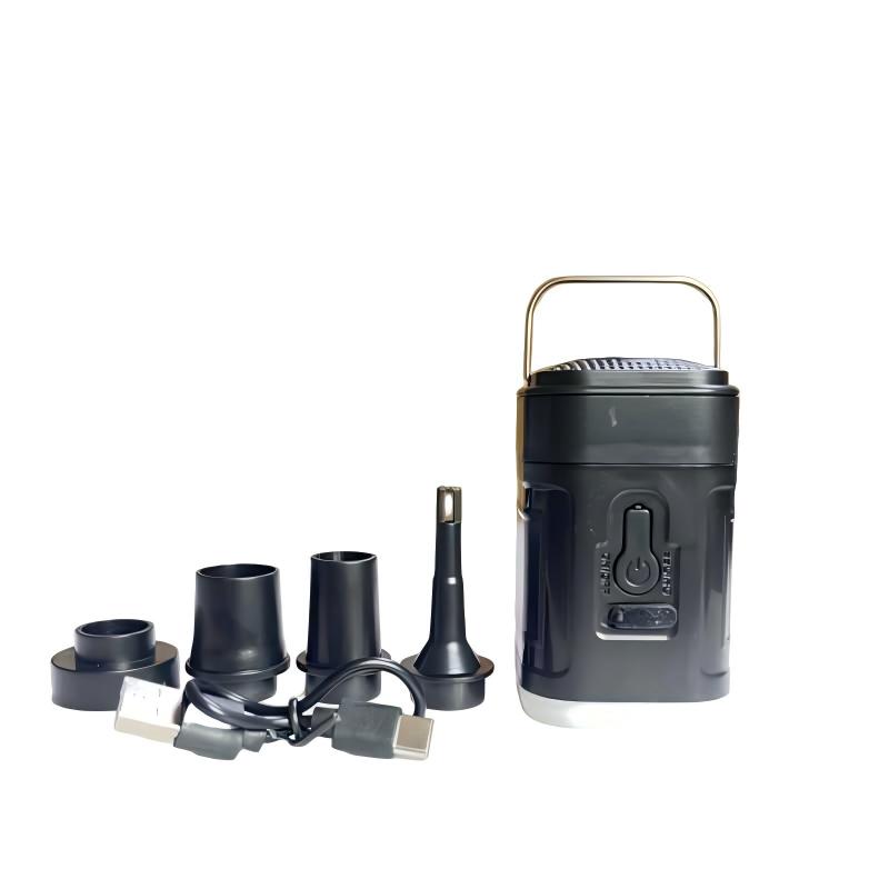 Rechargeable Waterproof Illumination Device for Camping Dual Function of Lights and Pump