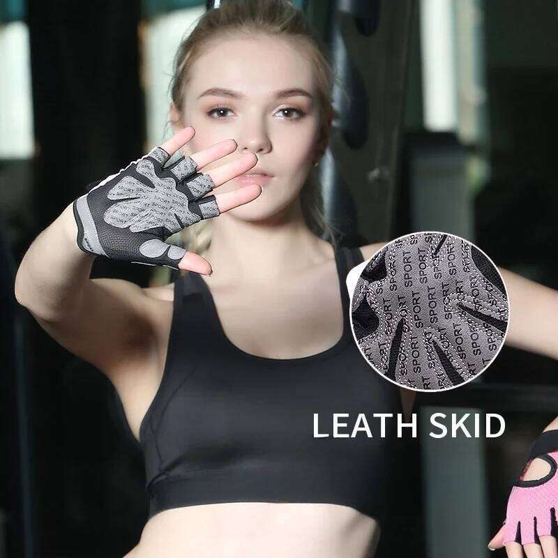 Breathable Mesh Half Finger Gym Gloves Men Women Outdoor Camping Fitness Yoga Cycling Non Slip Callus Protection Gear 26H0224