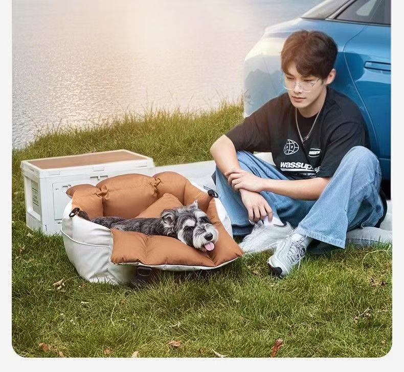 Pet outdoor car kennel car out bag dog safety seat car cushion car seat artifact - view 5