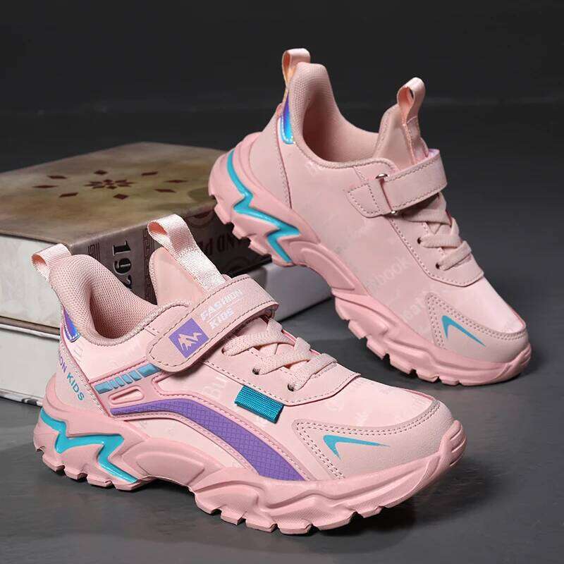 Kids Girls Shoes Running School Casual Sports Breathable Non-slip Sneakers Basketball Children Outdoor Walking Tennis All Season 26W0224