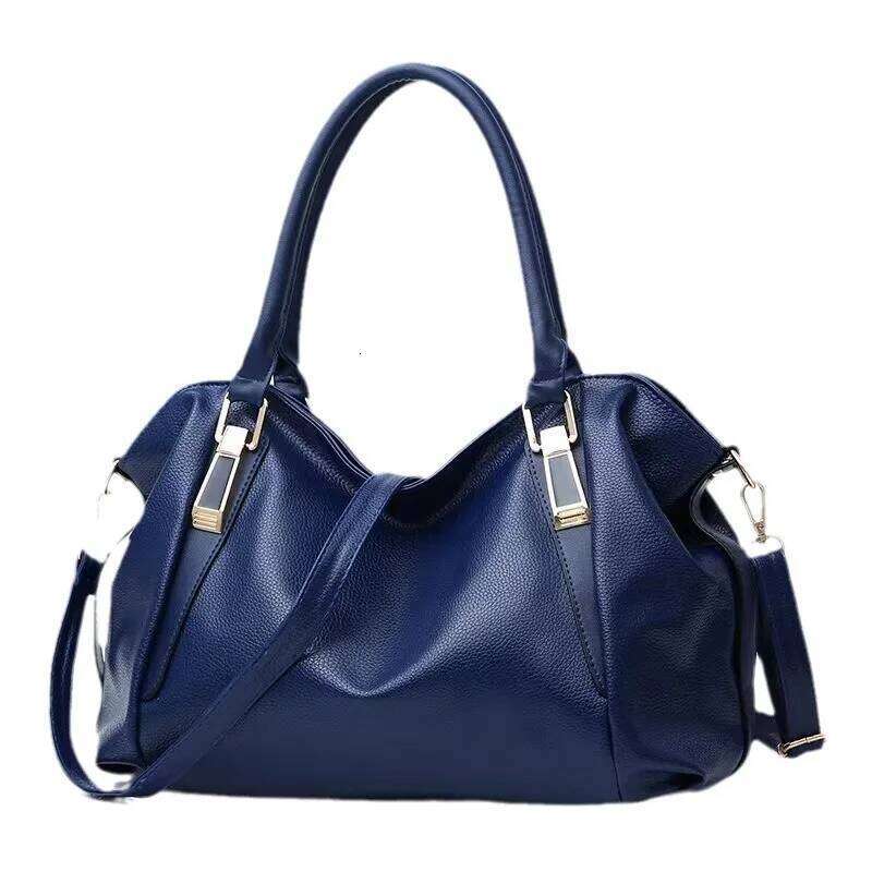 Casual Fashion Women Shoulder Solid Color Soft Large Capacity Bag Crossbody Handbag Z260224