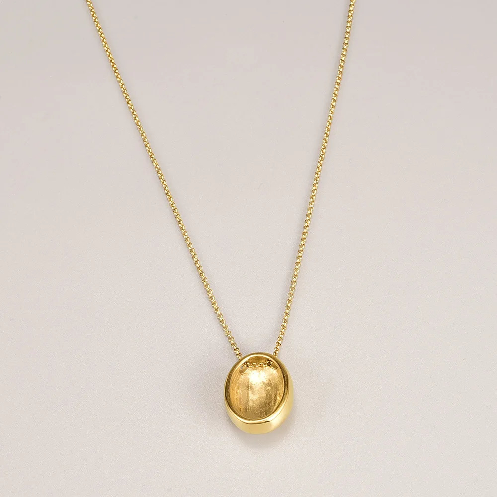 L248 Factory wholesale water drop geometric ins style individual minimalist light y sweater chain necklace available for co 260206