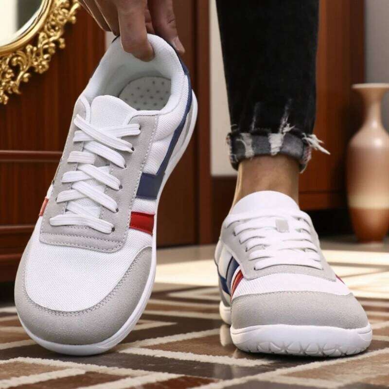 Wide Barefoot Men Non-Slip Minimalist Summer Lightweight Breathable Mesh Casual Walking Shoe Affordable Price