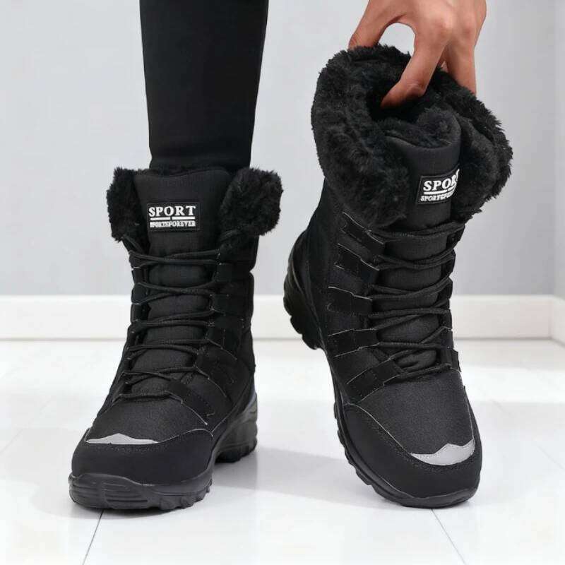 Keep Warm Mid-Calf Waterproof Snow High Quality Comfortable Non-slip Women's Casual Boots for Winter