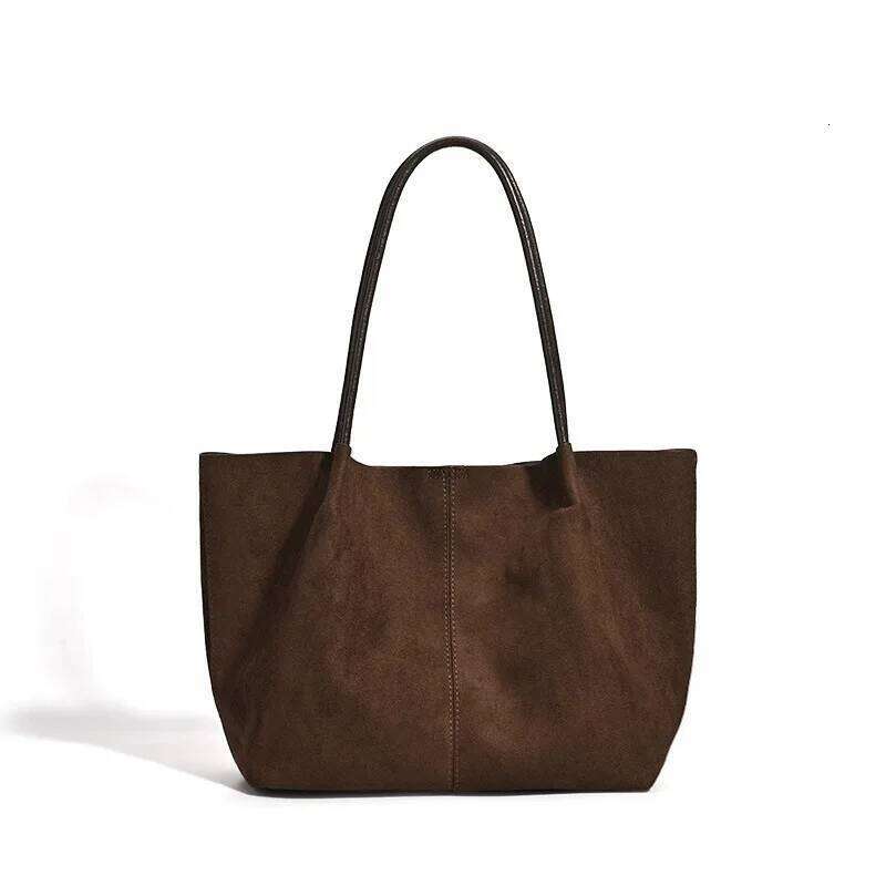 Faux Suede Women big totes Luxury brand design Female Handbags and purse large capacity winter new ladies composige bags bolsas Z260224