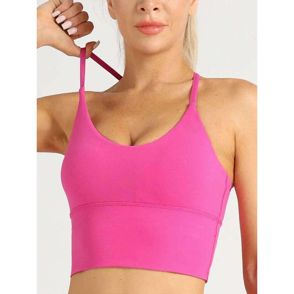 Fashion Women's Sexy Crisscross Sports Tank Top High Elasticity Breathable Running Outdoor Cycling Fitness Sport Yoga Vest 26Y0224