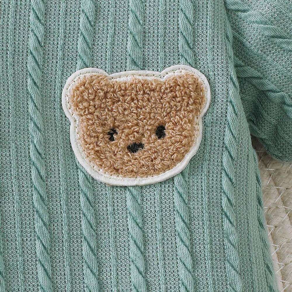 0-18 Months old Newborn boy Cute Little Bear Short sleeved Jumpsuit Baby clothing Boy baby Summer Crawling Suit 26Y0224