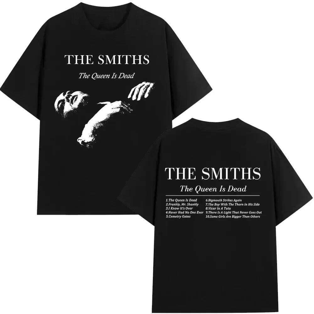 2026 New Model The Smiths Print T-shirt for Men Women Cotton Hip Hop 80s Rock Band Tshirt Short Sleeve Shirt Streetwear Tops T C260224