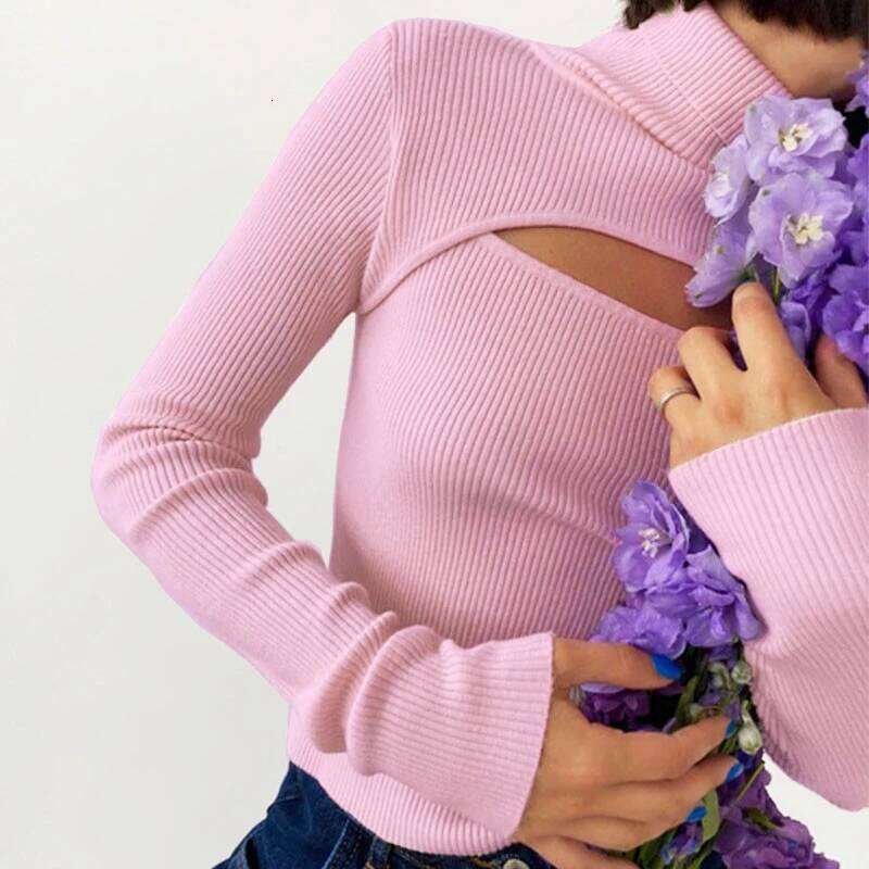 Long Sleeve Turtleneck Knitted Female Casual Pullover Autumn Winter Tops Korean Sweaters Fashion Women Sweater 26L0224