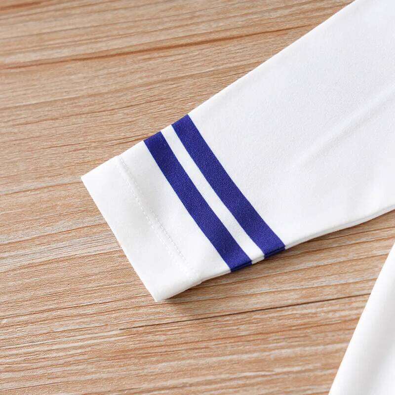 Newborn Clothes Cute Navy Dress Comfortable Soft 0-18 Boys Girls Spring And Autumn Long Sleeved Baby Jumpsuit 26H0224