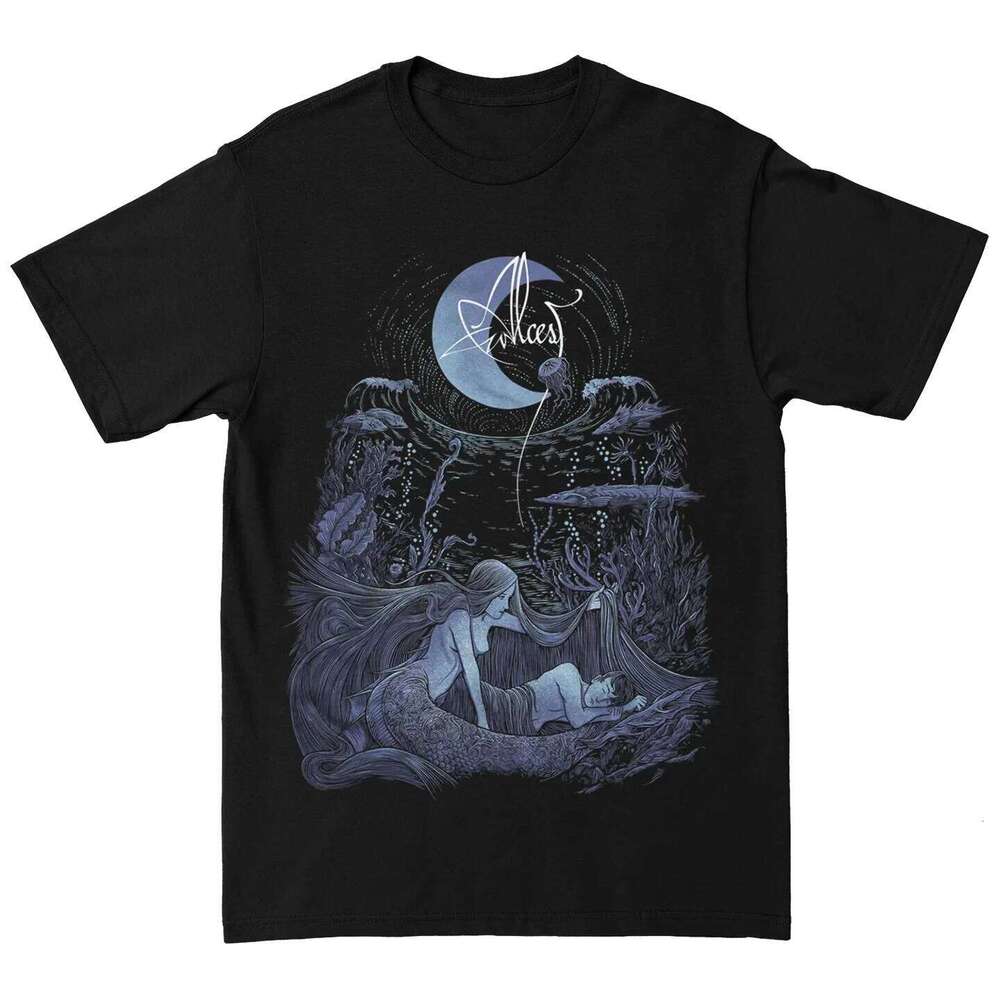 Hot ALCEST French Black Metal Band Short-sleeved Retro Men's and Women's T-shirt 2026 Summer High-end Unisex Style H260224