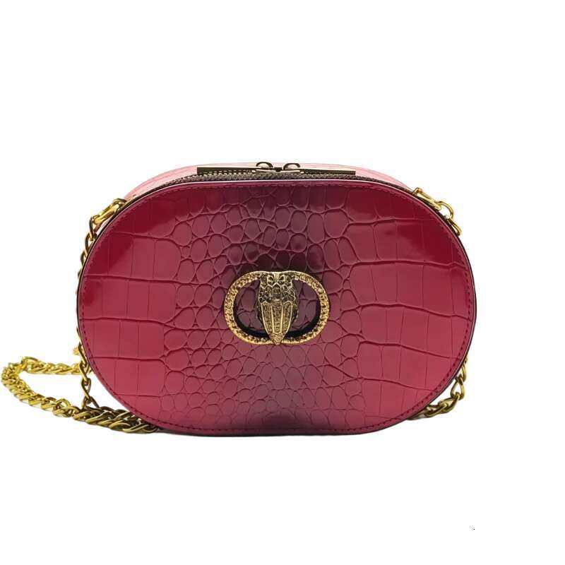 Creative High-Quality Square For Women, Niche Leather High-End Hardware Chain Crossbody Bag