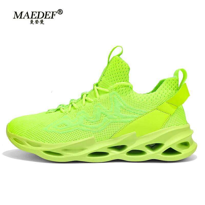 MAEDEF Mens Sneakers Lightweight Running Walking Non Slip Breathable Mesh Comfortable Sports Shoes for Men