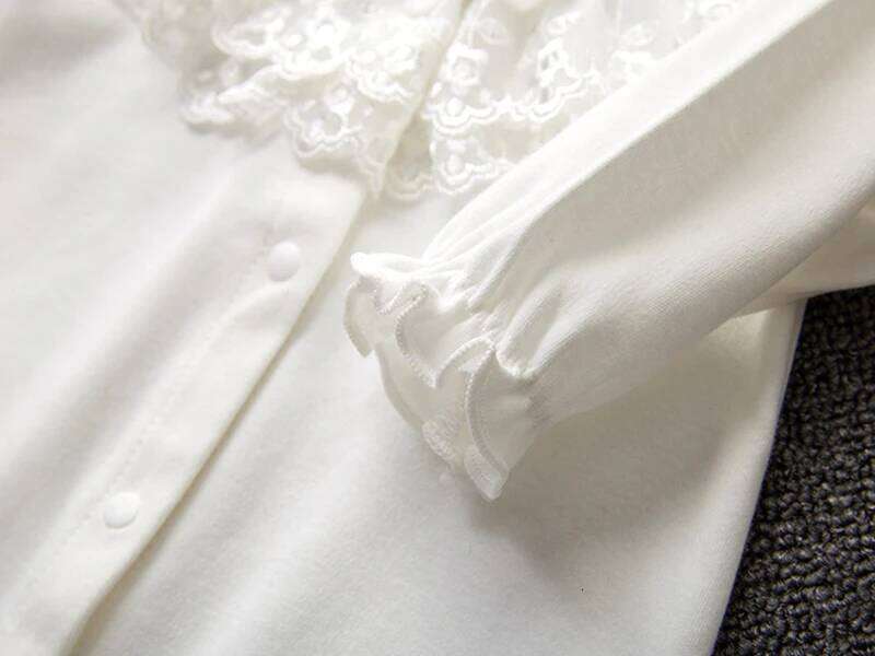 Spring Newborn Baby Girl Clothes Lace Flowers Princess Jumpsuit + Hats Infant Girls Bodysuits Onesie 26H0224