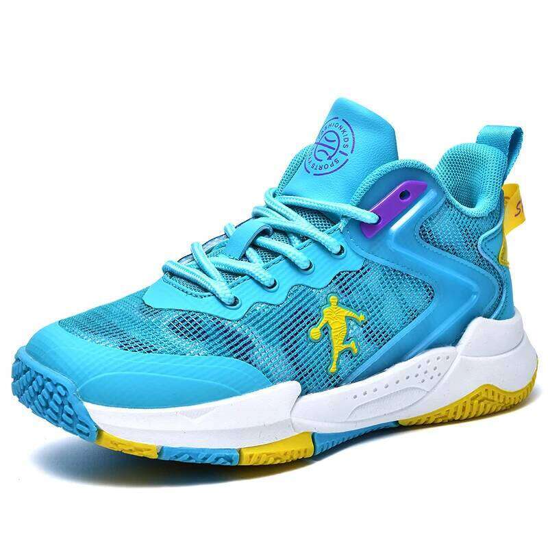 Fashion Kids Sneakers Ankle Protected Basketball Casual Sports Children Gym Training Shoes Boys Girls Trainers 26W0224