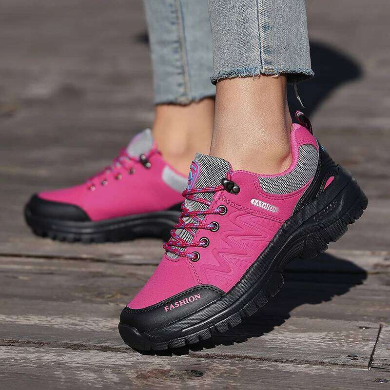 Hiking Shoes Outdoor Waterproof Sneakers Non Slip Walking Shoe Luxury Brand Comfortable Footwear New Women Climbing Boots