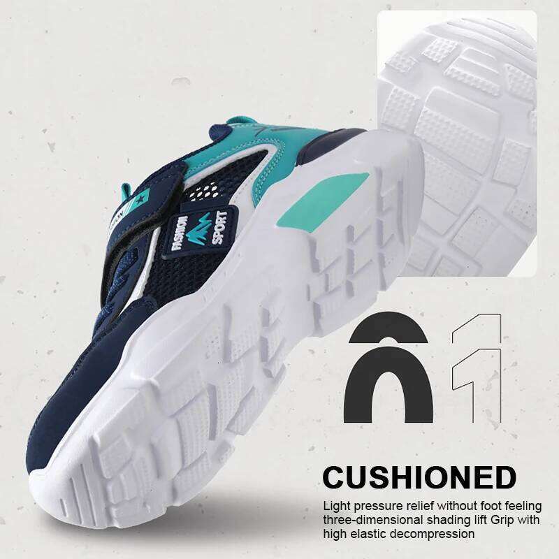 Single Net Children's Boys Sneakers Summer Breathable Non-slip Surface Girls Casual Tennis Sports Running Outdoor Shoes 26W0224