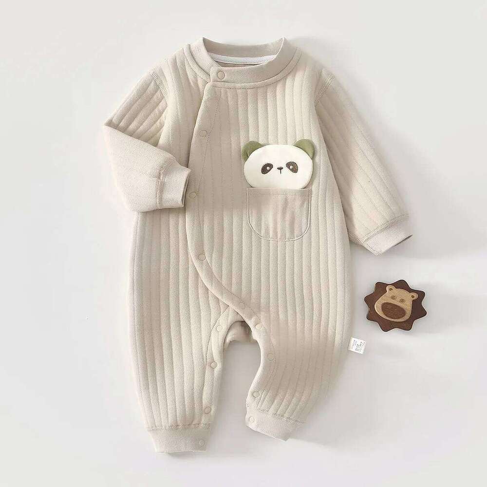 0-18 Month Baby Boy Warm Comfortable Bodysuit Infant Girl Jumpsuit Newborns Spring Autumn Soft Pure Cotton Cute Overalls 26H0224
