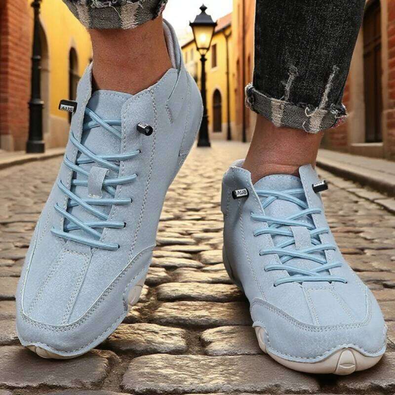 Classic Loafers Comfortable Fashionable Walking Casual Flat Shoe Multifunctional High Top Design Driving Men's Bare Boots