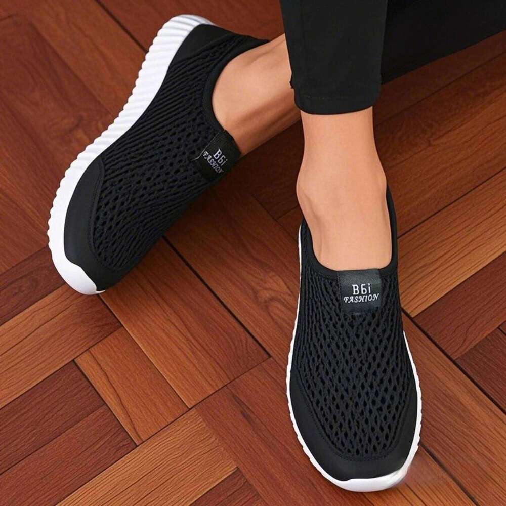 Women Slip on Easy for Lazy People To Wear Mesh Lightweight Fashionable Walking Available New One Foot Hiking Shoes
