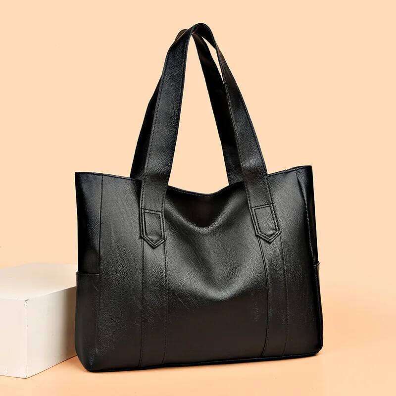 Vintage Large Capacity Tote Retro Vegan Shoulder Bag, Women's Casual Handbag For Commute Z260224