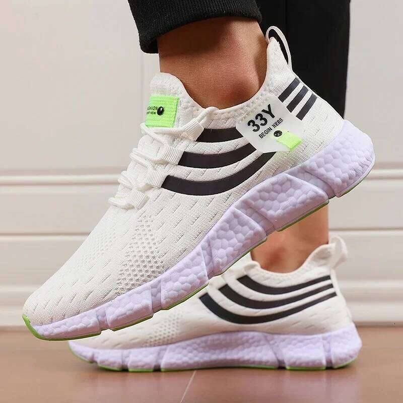 Lightweight Mesh Fashionable Soft Comfortable Breathable Unique Design Casual Outdoor Training Sports Shoes Unisex