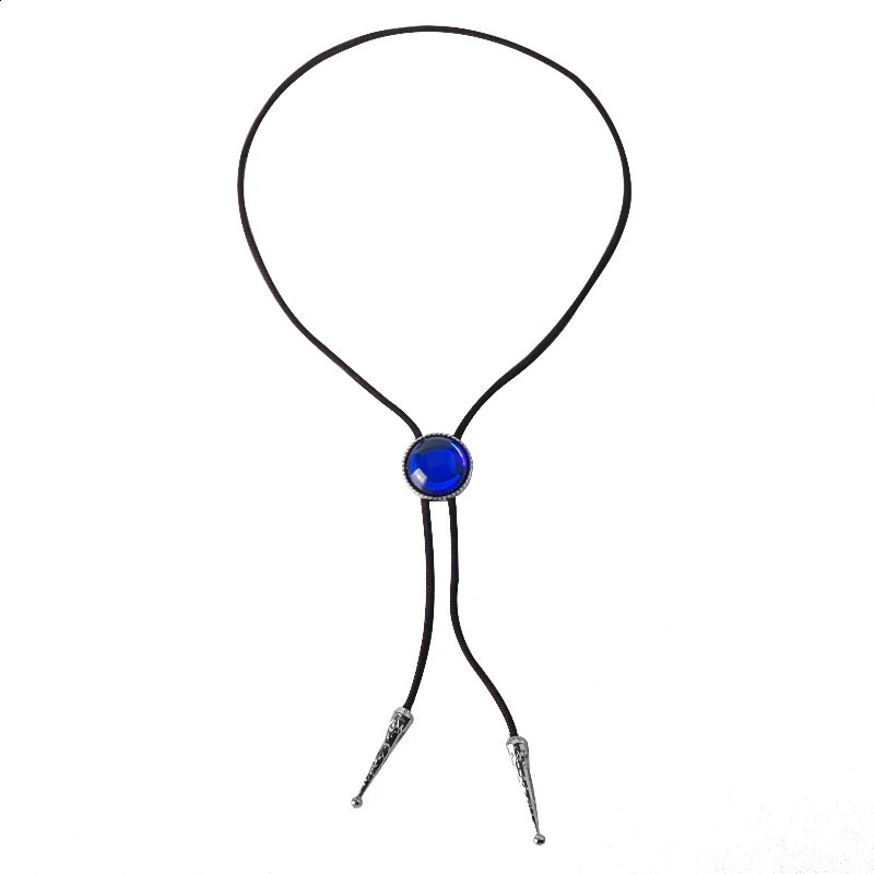 The Ancient Magus Bride Ainsworth Elias Cosplay Cross Necklace Blue Gem Pendant Model Toy Gift Collection Bolo Tie Anime 260120