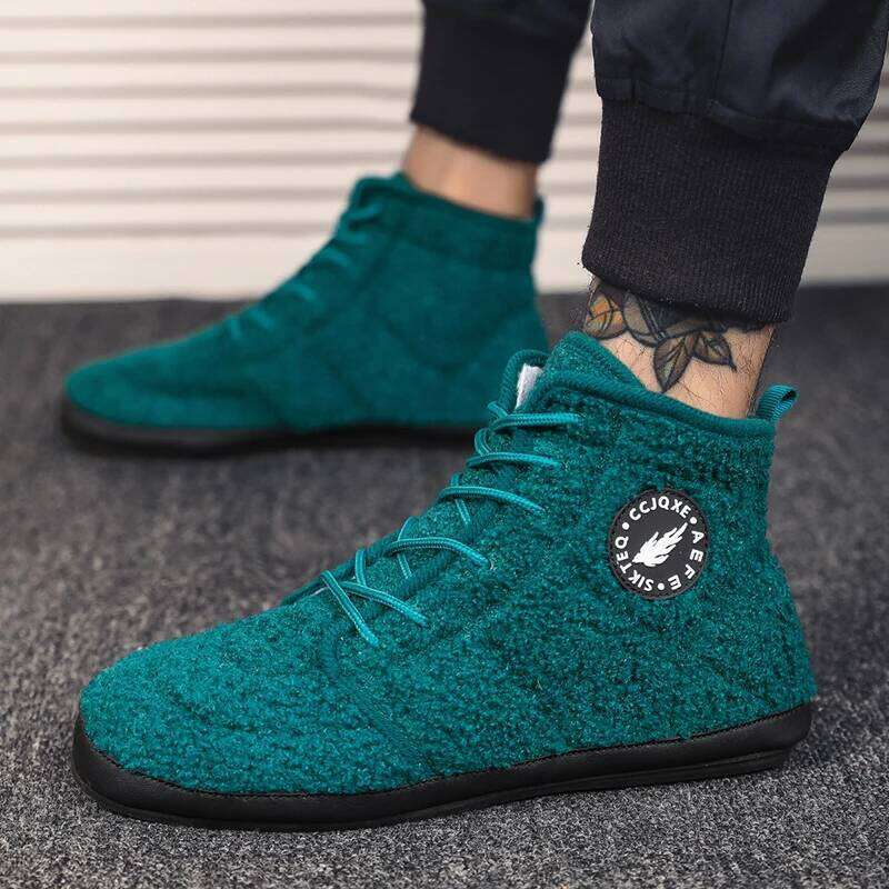 MAEDEF Men's Warm Bedroom House Slippers Boots Thin Bottom Designer Men Shoe Comfortable Casual Flat Man Walking Shoes