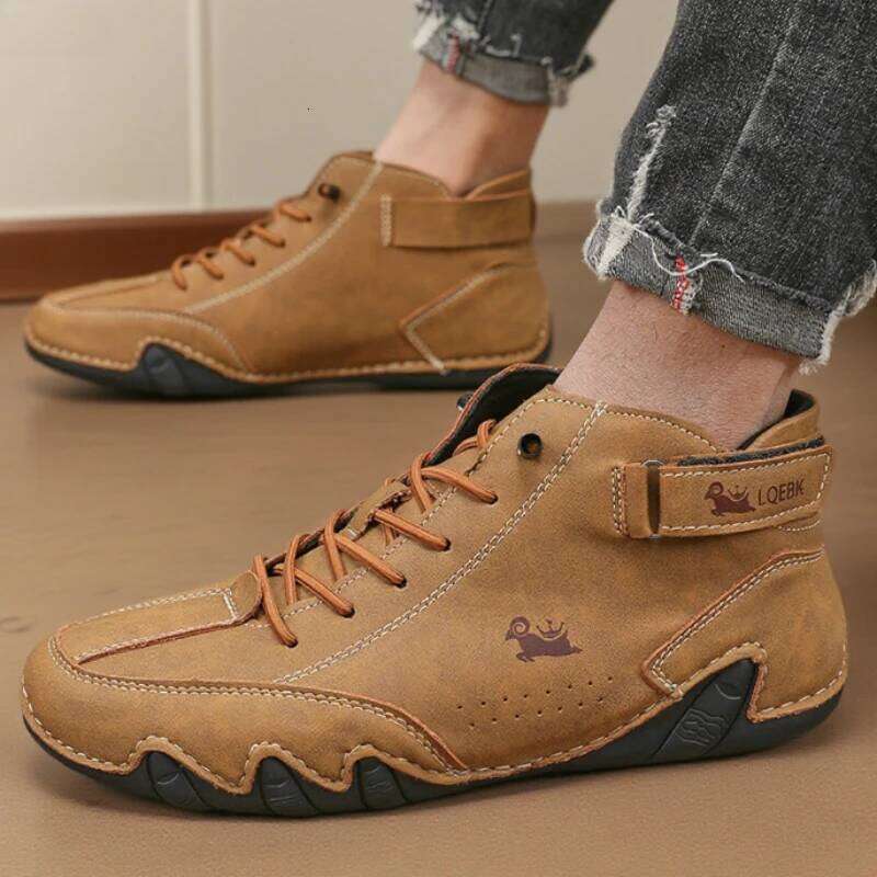 Sneakers Soft Sole Breathable Non Slip Casual Flat Shoes High-quality Luxury Brand Men's Mosinka Boots